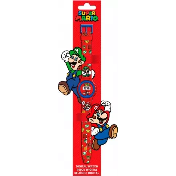 Orologio da polso per bambini Euroswan Super Mario — orologio analogico/digitale per bambini, modello GSM4234
