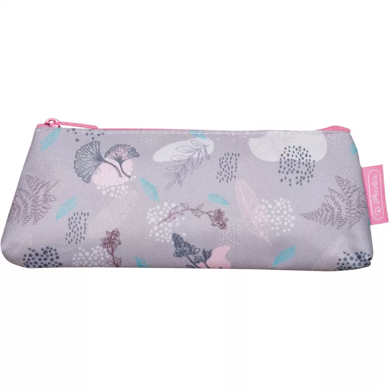 Astuccio portapenne Herlitz Delicate Gingko Soft poliestere rosa lilla