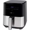 Clatronic FR 3782 H, friggitrice ad aria, 5 l, 80 °C, 200 °C, singolo cestello, nero, acciaio inox