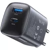 Caricabatterie T66 45W CC290 GaN ricarica rapida argento