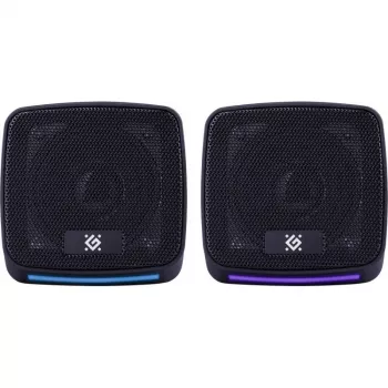 Diffusori per PC DEFENDER J3 2.0 6W LED USB, 2×3W RMS, 90–20000 Hz, 3,5 mm, nero