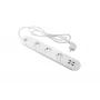 Ciabatta intelligente Denver SHP-300U 3 prese AC tipo E 4 bianco