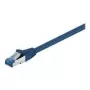 Cavo patch Wentronic Goobay CAT 6a, S/FTP (PiMF), blu, 0,5 m - LSZH senza alogeni, rame (93656)