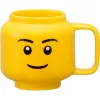 LEGO tazza in ceramica Boy, piccola, gialla
