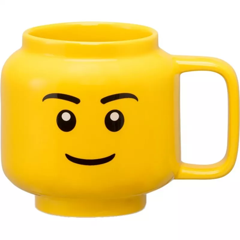 LEGO tazza in ceramica Boy, piccola, gialla