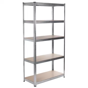 Scaffale portamerci GreenBlue GB378 metallo zincato 5 ripiani, acciaio zincato, 900×400 mm, max. 75 kg per ripiano