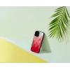 Custodia iKins per Apple iPhone 12 / 12 Pro, pink lake con bordo nero