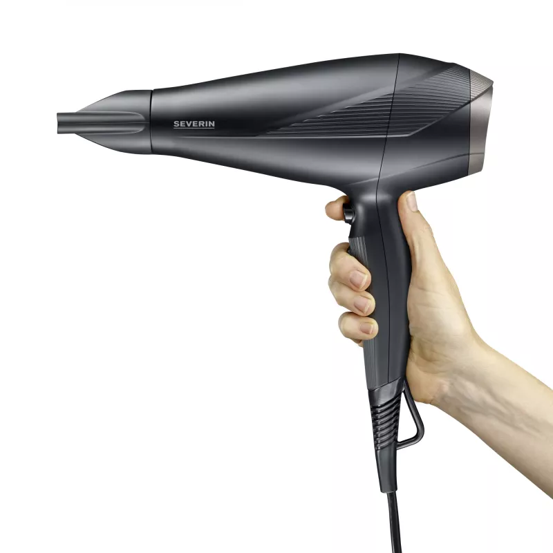 Severin HT 0167 asciugacapelli, 2300 W, nero/argento