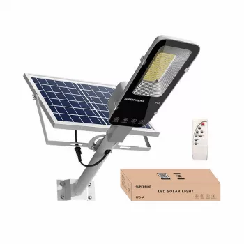 Lampada solare Superfire FF5-A 63W 500lm — lampada LED solare da esterno, modello FF5-A
