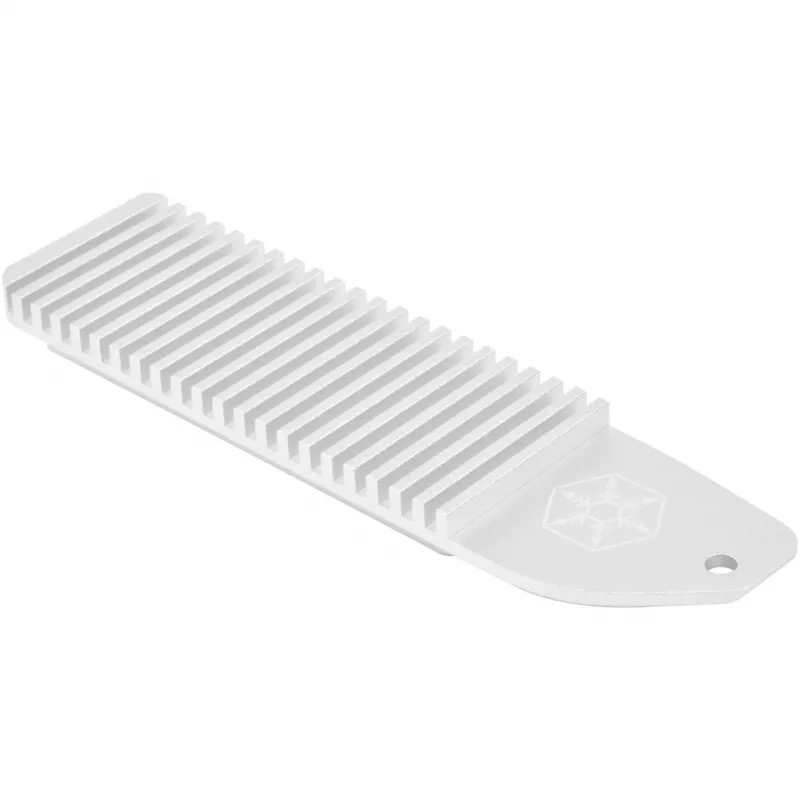 SilverStone SST-TP06 dissipatore in alluminio per SSD M.2 per PlayStation 5, argento