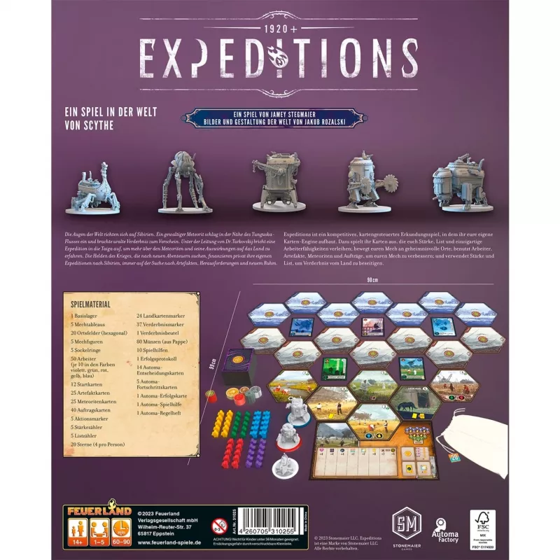 Expeditions, gioco da tavolo