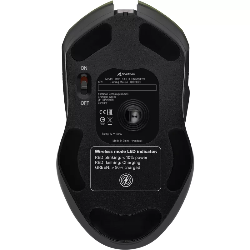 Cuffie gaming Sharkoon SKILLER SGM30W (nero) – wireless, circumaurali, microfono integrato