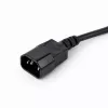 Gembird EG-PSU3-01 Prolunga di alimentazione 0,6 m 3 uscite AC per interni nero