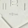NeXtime 3096WI - orologio da parete - orologio al quarzo - rotondo - bianco - legno - legno