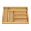 Organizer per cassetto posate GreenBlue GB379 inserto in bambù con scomparti, superficie naturale