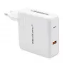 Qoltec caricabatterie GaN FAST 108W | 5-20V | 3-4.7A | USB C | bianco