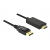 Adattatore per cavo video DeLOCK 85318 DisplayPort su HDMI 3 m nero