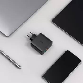 Caricatore da parete PA-D3 2xUSB Power Delivery (1xUSB+1xUSB C) 5,4A 60W Dynamic Detect
