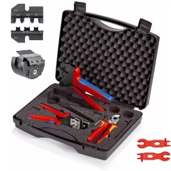 Knipex 97 91 04 V02 Valigetta attrezzi per connettori MC4 fotovoltaici
