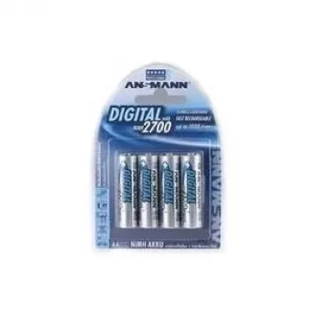 ANSMANN Digital Special - Batteria ricaricabile 4 x AA tipo NiMH 2700 mAh (5030862)