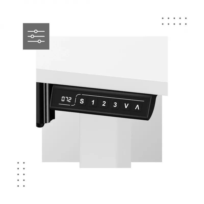 Scrivania elettrica MA-Leader 7.0 bianco
