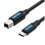 Cavo USB-C a USB 2.0 Type-B Vention CQUBH – 2 m, nero, 480 Mbit/s, 2 A