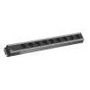 Prolunga elettrica Bachmann 300.001 2 m 9 prese AC, per interni, nero, grigio