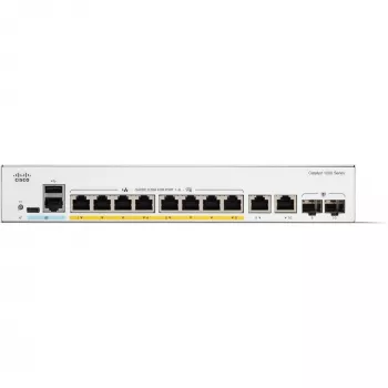 CISCO Catalyst 1200 Switch 8 porte / PoE+ con budget di potenza 120W / 2 uplink 1G SFP (C1200-8FP-2G)