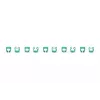 DIGITUS - Clip per cavi con codifica colori - per cavi patch - verde (confezione da 100) (A-CC-G)
