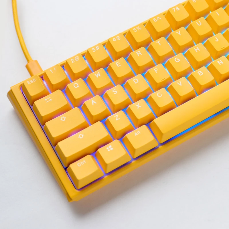 Tastiera gaming Ducky One 3 Yellow RGB LED MX-Clear US