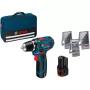 Bosch GSR 12V-15 Professional 1300 RPM 600 g nero, blu