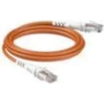 Patchsee ThePATCHCORD Cavo patch RJ45 Cat. 6A, U/UTP, extra sottile, arancione, 0,15 m (TPC-OR-U/0.5)