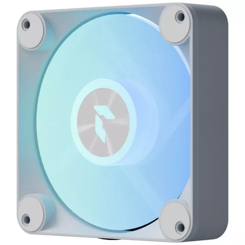 Ventola per case APNX FP1-RQ 120 PWM ARGB-WT 120 mm, controllo PWM, ARGB telaio bianco