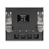 Patch panel DELOCK mini desktop RJ45 4 porte Cat.6A schermato nero, metallo, 90×22×93 mm
