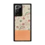 Custodia protettiva man and wood per Samsung Galaxy Note 20 Ultra — fiore rosa su nero