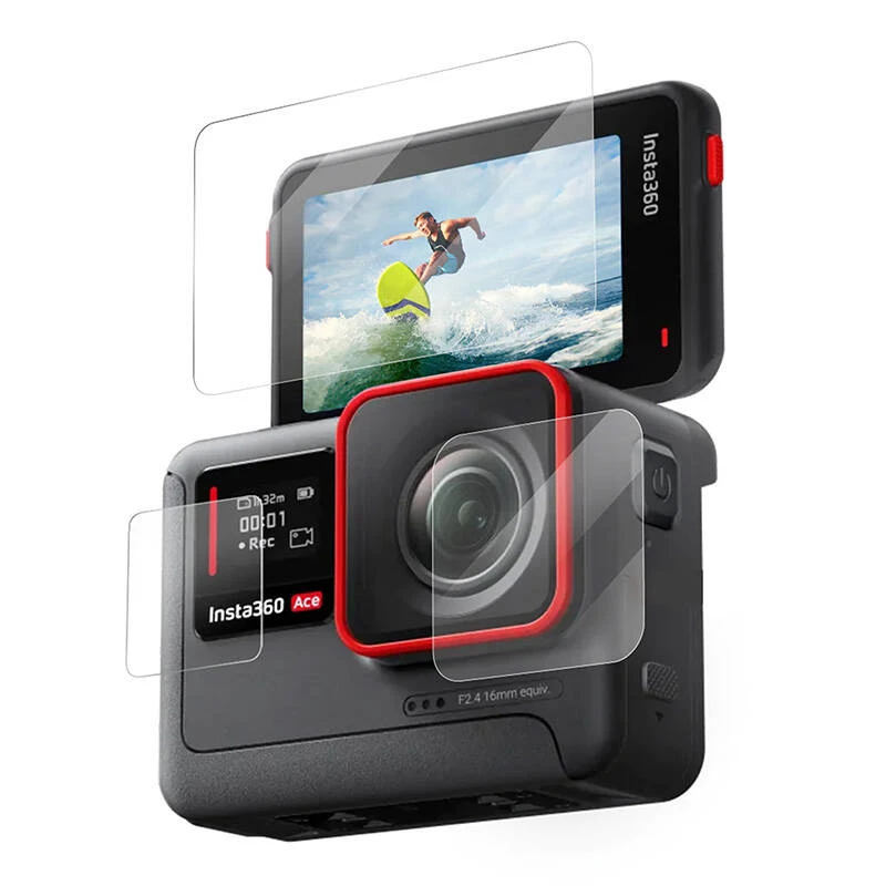 Pellicola protettiva in vetro temperato Telesin S6-FLM-02-TIS per Insta360 Ace Pro Ace — modello S6-FLM-02-TIS