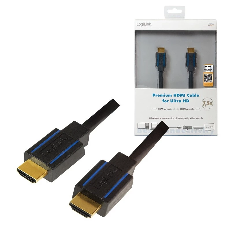 Cavo HDMI LogiLink CHB007 7,5 m