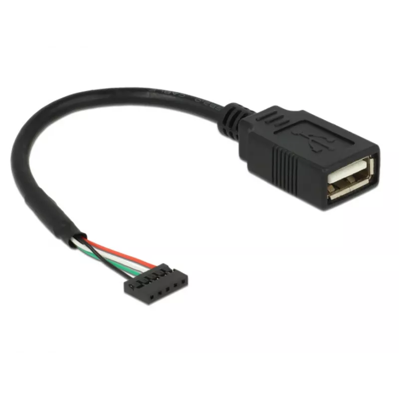 Cavo USB DeLOCK 84831 USB 2.0 0,15 m nero
