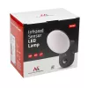 Lampada da parete LED MACLEAN MCE367 con sensore PIR, lampada da parete per esterni con rilevatore di movimento
