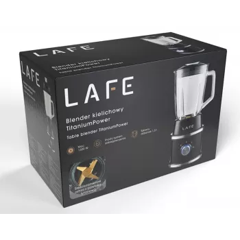 LAFE mixer da tavolo TITANIUMPOWER 1300 W 1,5 L nero