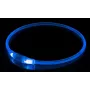 Collare LED KABB blu per cani e gatti – ricaricabile, collare di sicurezza regolabile con illuminazione