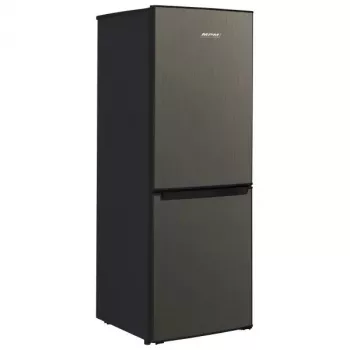 Frigorifero combinato MPM MPM-215-KB-39/E — 215 l, congelatore in basso, Dark Inox, porte reversibili, illuminazione LED