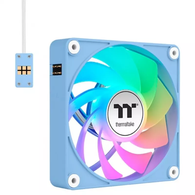 Ventola per case Thermaltake CT140 EX Reverse ARGB 140mm confezione da 3 blu ortensia