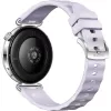 Huawei WATCH GT6 41 mm smartwatch, display tattile AMOLED 3,35 cm (1,32") 466 x 466, GPS, acciaio inossidabile, argento, cinturino in fluoroelastomero viola