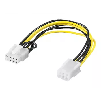 Wentronic Goobay cavo di alimentazione interno per PC - PCI Express connettore femmina 6 pin > PCI Express connettore femmina 8 pin (93635)