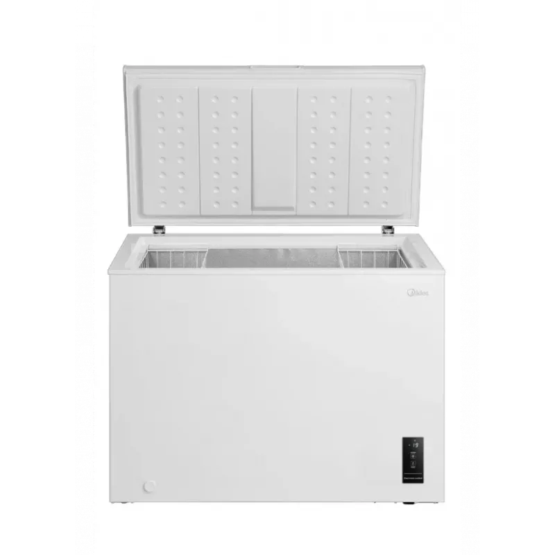 Congelatore a pozzetto Midea MDRC345FEE01 — 249 L, classe di efficienza energetica E, bianco, altezza 85 cm