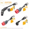 Juice Technology JUICE BOOSTER 2 Traveller Plus EV Set (EU) (antracite/nero, 1,4 - 22 kW, cavo 3,1 metri)