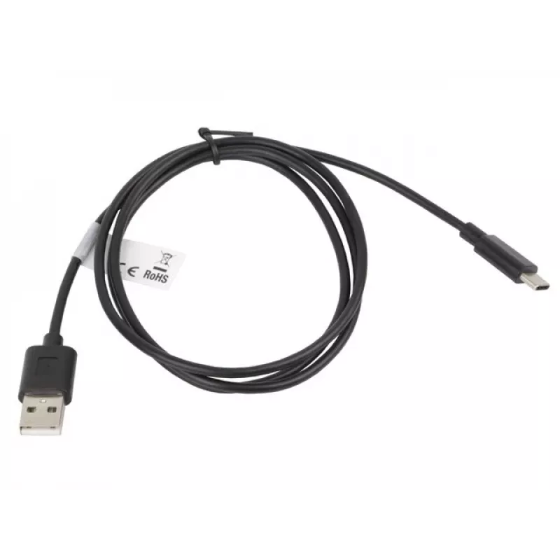 Cavo Lanberg CA-USBO-10CC-0010-BK (connettore maschio USB 2.0 - USB 2.0, USB, connettore maschio Type-C, 1m, nero) (CA-USBO-10CC-0010-BK)