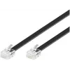 Cavo telefonico MicroConnect MPK106B RJ12 RJ12 6 m nero