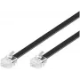 Cavo telefonico MicroConnect MPK106B RJ12 RJ12 6 m nero